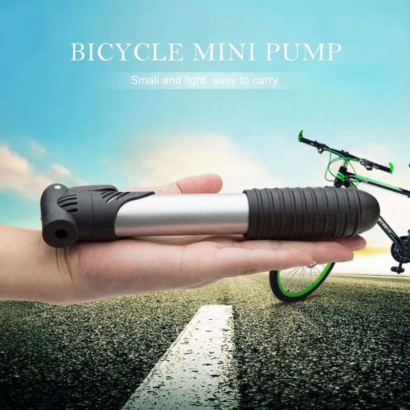 

Black Mini Portable Bicycle Pump High-strength Plastic Tire Inflator Ultra-light Gadgets Self-inflator Bicycle Accessories
