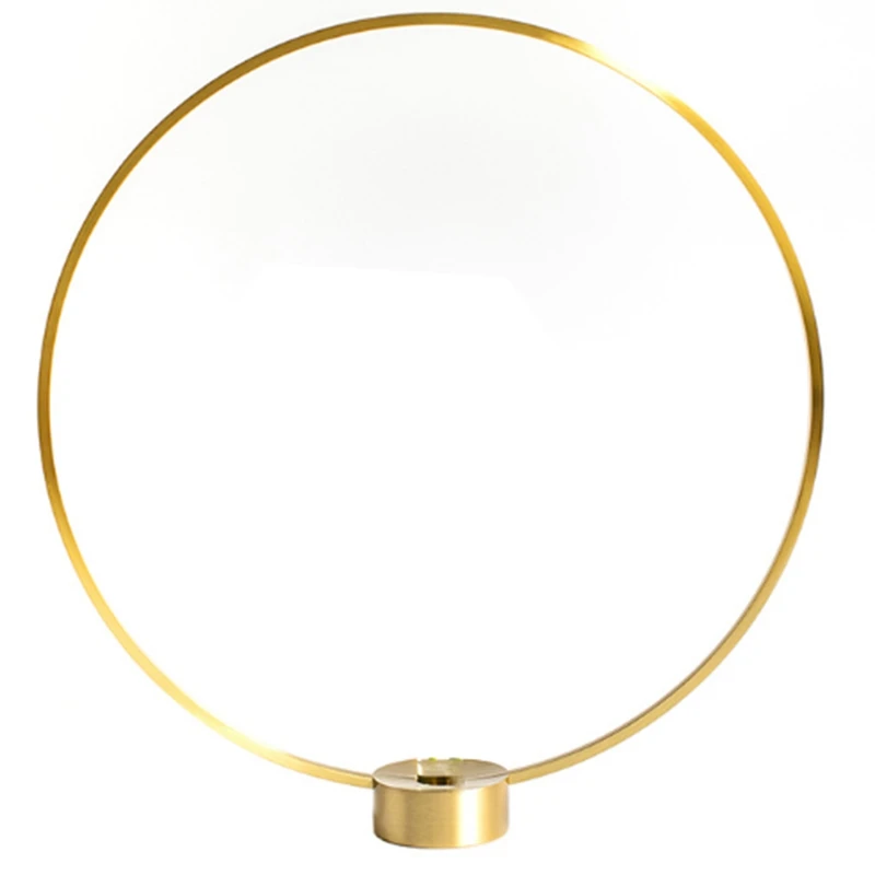 

Nordic Style Gold Brass Art Vase Tabletop Ornaments Flower Pot Home Wedding Decoration Hydroponics Flower Vase Candle Holder Can