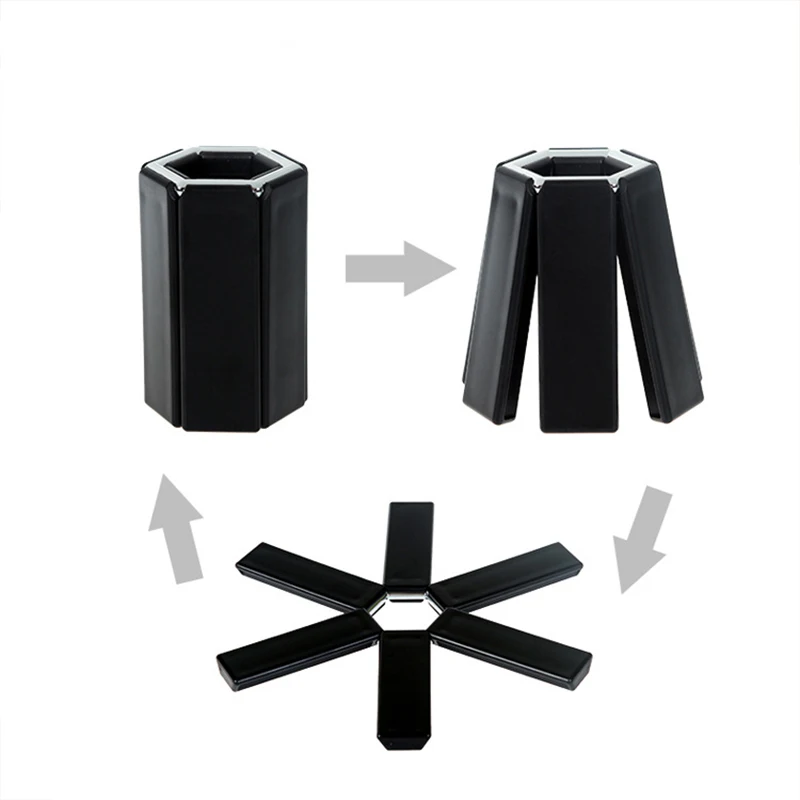 Foldable Heat Resistant Placemat Dining Table Mat Plastic Insulation Coaster Pads for Pan Pot Bowl Holder_voghion.com