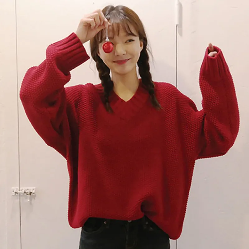 Women Sweaters Autumn Winter Pullovers Long Sleeve Sweater Slim Solid Knitted Casual Tops Jumpers sueter mujer sweater women