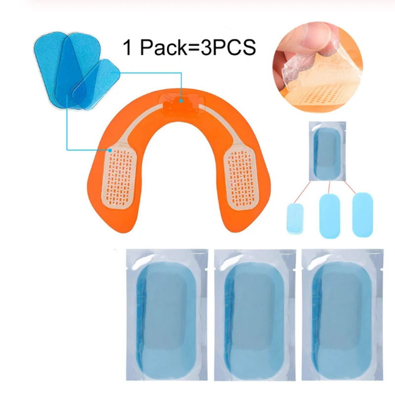 

3pcs/Pack Replacement Gel Pad For EMS Hips Trainer Muscle Toner Stimulator Buttock Toner Trainer Hydrogel gel sheets