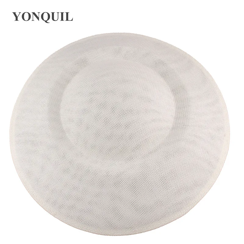 Round Solid Copy Sinamay Fascinator Base 27 CM DIY Hair Accessories Millinery Saucer Material Party Event Occasion Millinery Cap 6