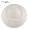 Round Solid Copy Sinamay Fascinator Base 27 CM DIY Hair Accessories Millinery Saucer Material Party Event Occasion Millinery Cap 6