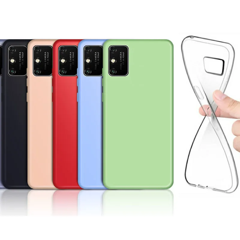 Мягкий чехол для Samsung galaxy note 10 lite, красный, розовый, желтый, прозрачный силиконовый чехол для samsung note 10 lite