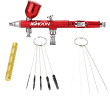 KKMOON Аэрограф инструмент двойного действия гравитационный поток 0,3 мм Насадка распылитель насос ручка для художественной живописи ремесло торт Спрей модель аэрографа комплект