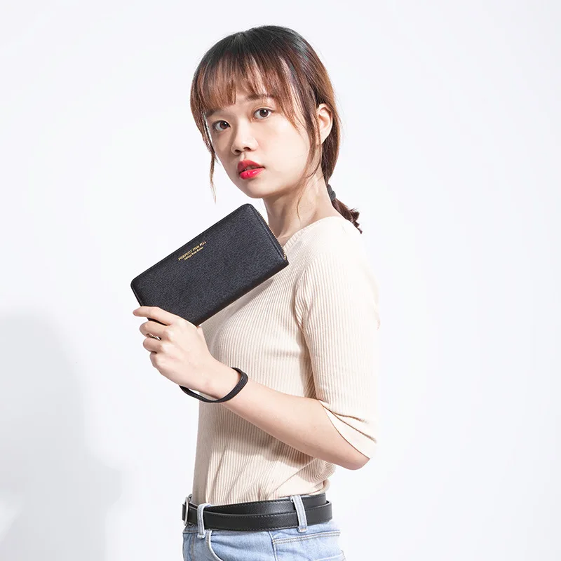 WEICHEN Perfect For You Multi Function Zipper Bag Fashion Weichen Long Wallet Pu Pulse