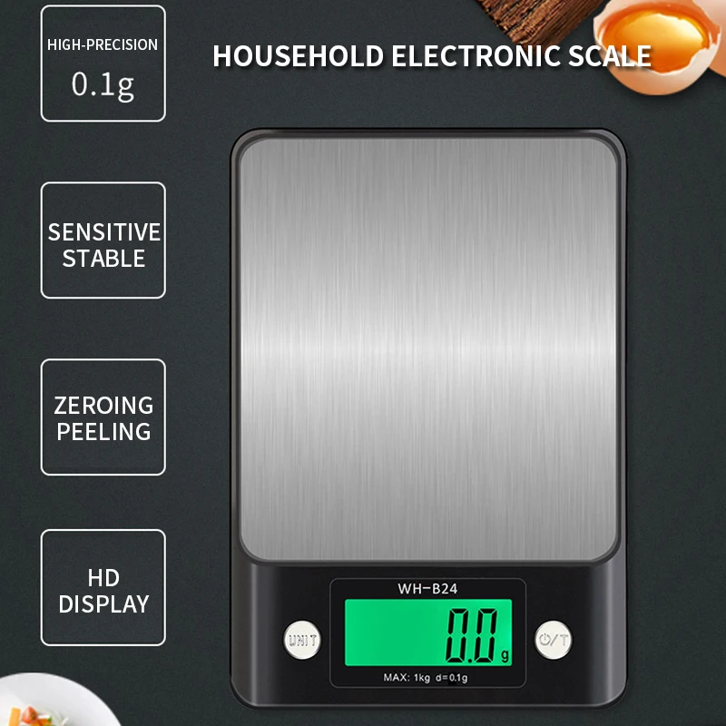 

0.01/0.1g Precision LCD Digital Scales 500g/1/2/3kg Mini Electronic Grams Weight Balance Scale for Tea Baking Weighing Scale