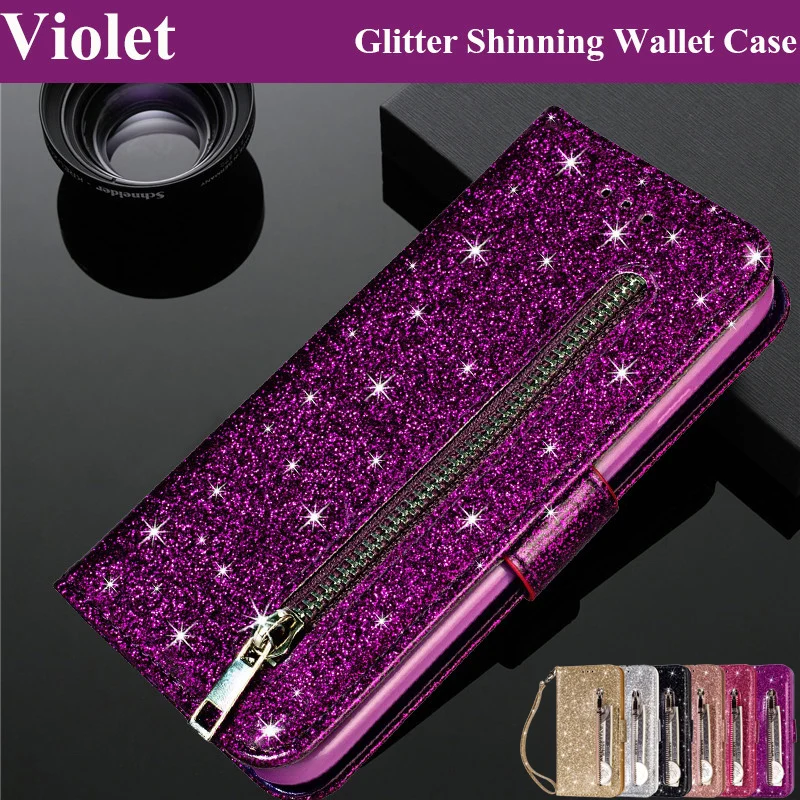 Bling Glitter Case For iphone 11 Pro X XR XS Max Fundas Leather Wallet Phone Iphone 6 7 8 6s Plus Capa | Мобильные телефоны и