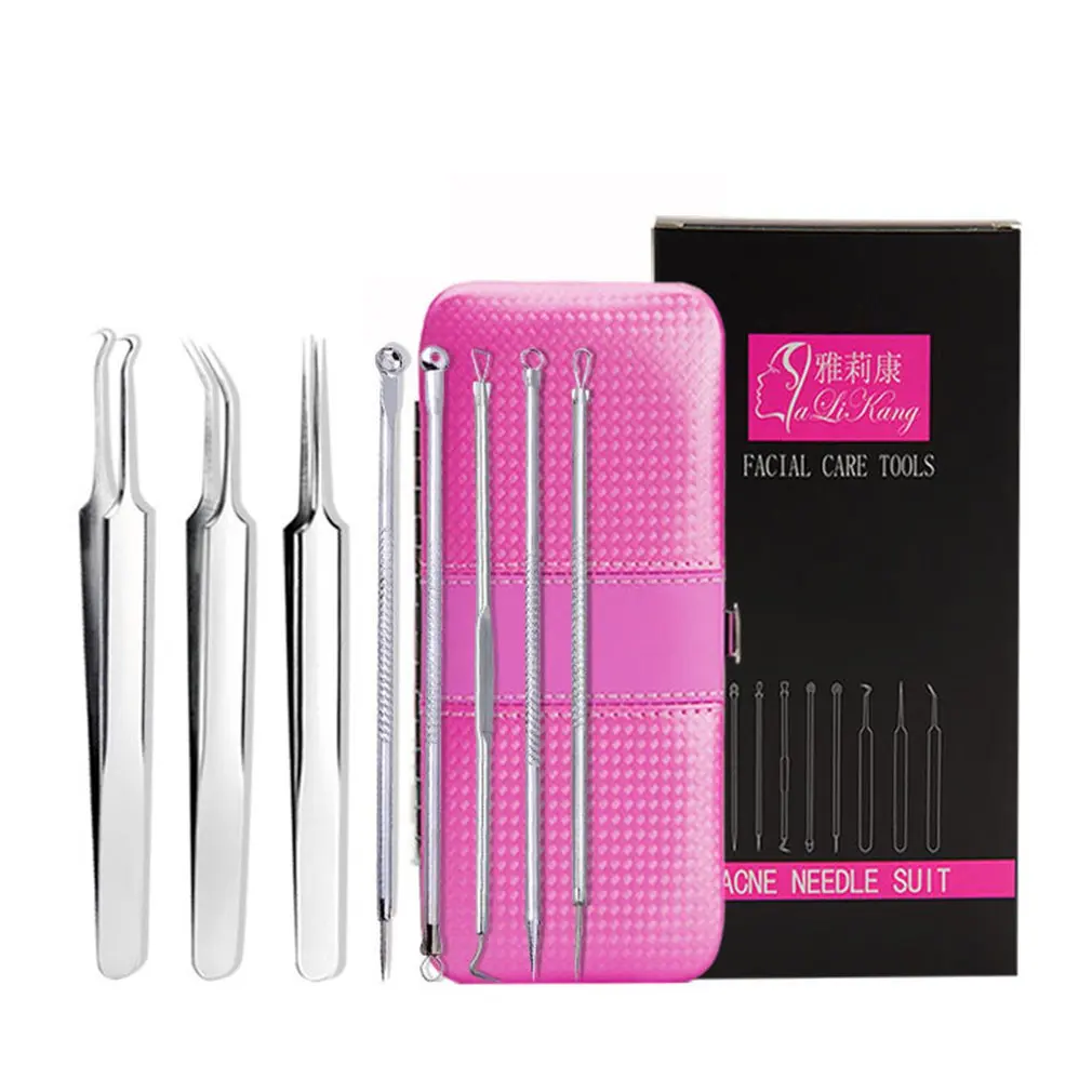 8 PCS Stainless Steel Double Head Pick Acne Needle Acne Needle Acne Needle Artifact Set Beauty 1 8 PCS Stainless Steel Double Head Pick Acne Needle Acne Needle Acne Needle Artifact Set Beauty 5