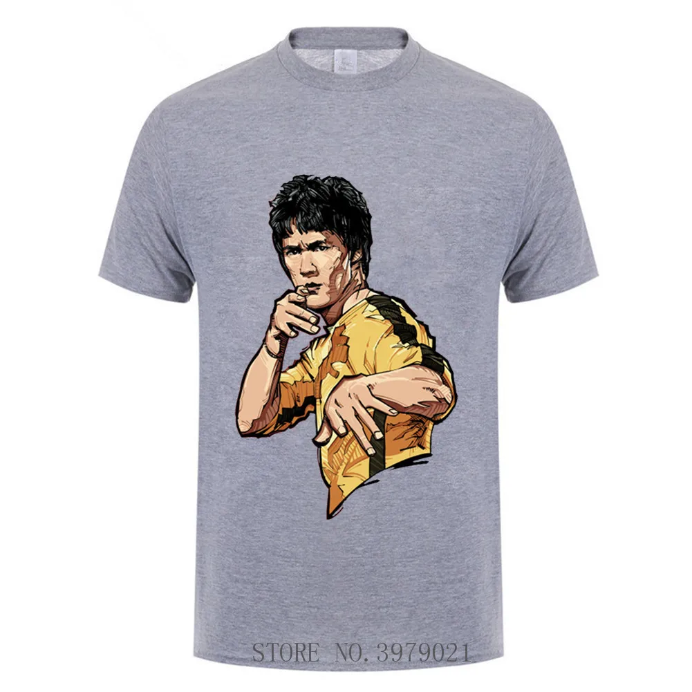 Kungfu Creator футболка с принтом Брюса Ли Nun для основателя ММА Мужская Топ Jeet Kune Do