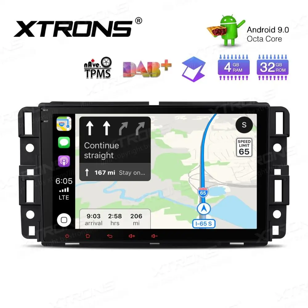 Sale 8" Octa-Core Android 9.0 Pie OS Car Multimedia Navigation GPS Radio for Hummer H2 2008-2009 with Car Play Function Support 3