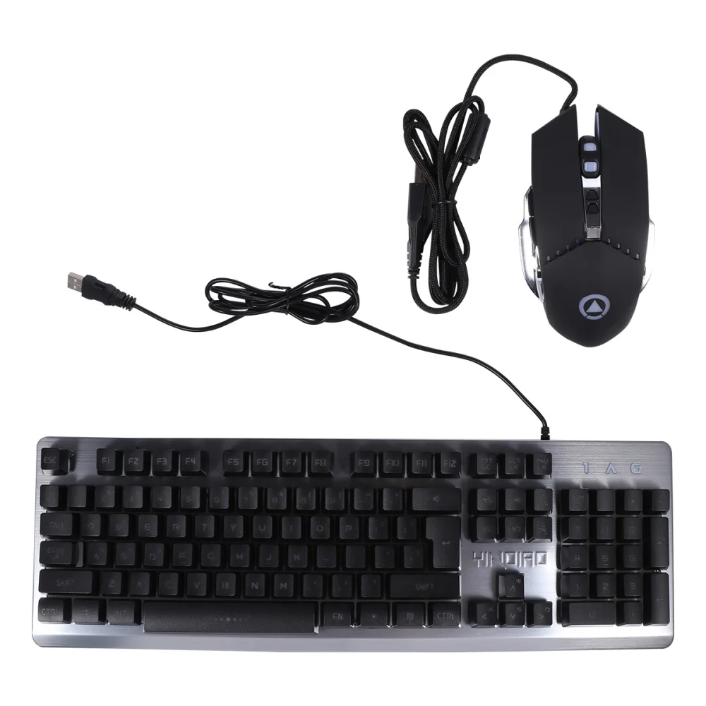 

Computer Keyboard Mouse Set Wired USB Keyboard Mouse Combo for Home Office