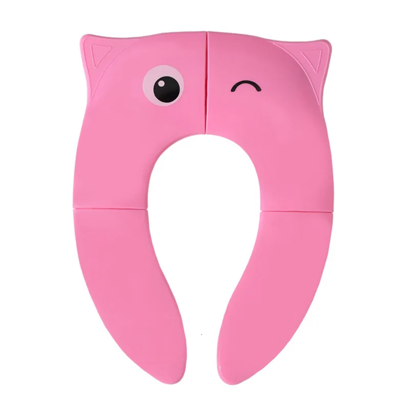 3 Colors Cartoon Lovely Owl Baby Travel Folding Potty Training Seat Children Toilet Urinal Cushion Chair Pad | Мать и ребенок
