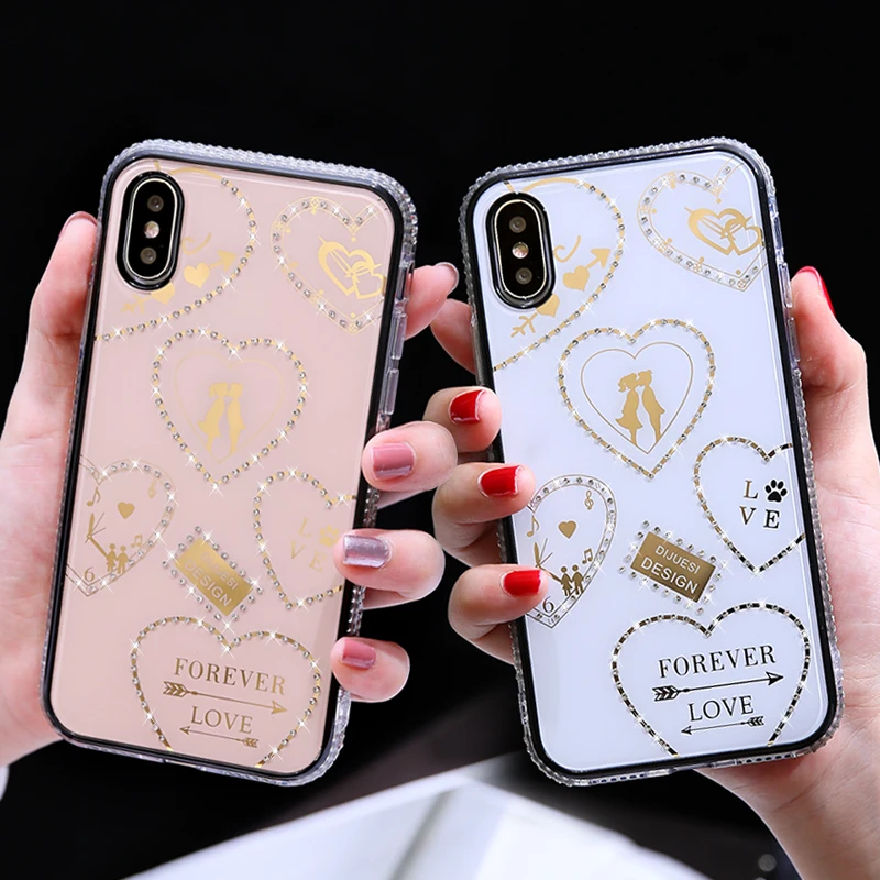 

Honey love While drilling Total package side Very Soft TPU and Ultrathin For iphone 6 6p 6s 6sp 7 8 7p 8p and X XS XS Max XR and Iphone 11 Series Fitted Phone Case