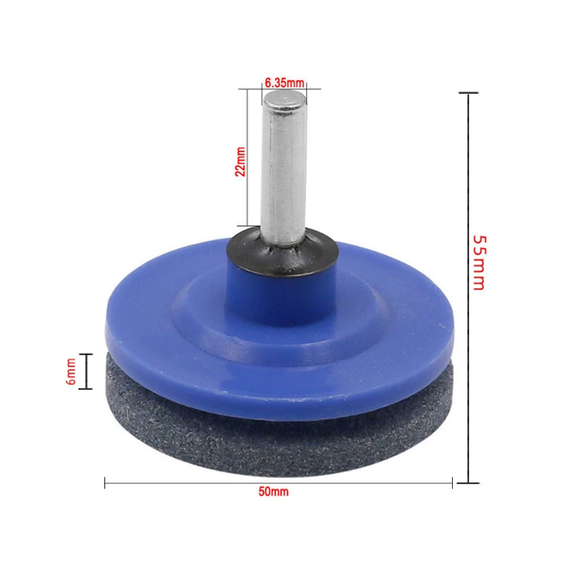 Knife sharpening drill Lawnmower 50mm Faster Blade Sharpener Grinding Garden Tools Rotary Drill Garden Lawn Mower Parts