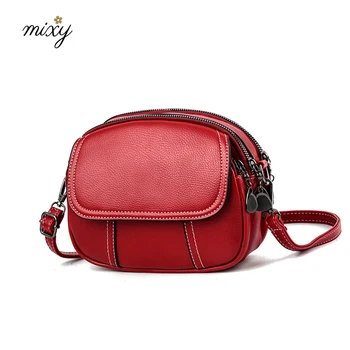 

2020 Fashion Women Shoulder Bags Large Capacity Handbag Soft PU Leather Solid Messenger Bag Ladies Casual Zipper Messenger Bags