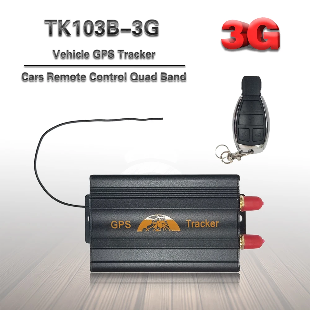 3g gps трекер gps 103B-3g для автомобиля в реальном времени отслеживающее устройство Поддержка ACC Рабочая сигнализация Пульт дистанционного управления Отключение масла и мощности