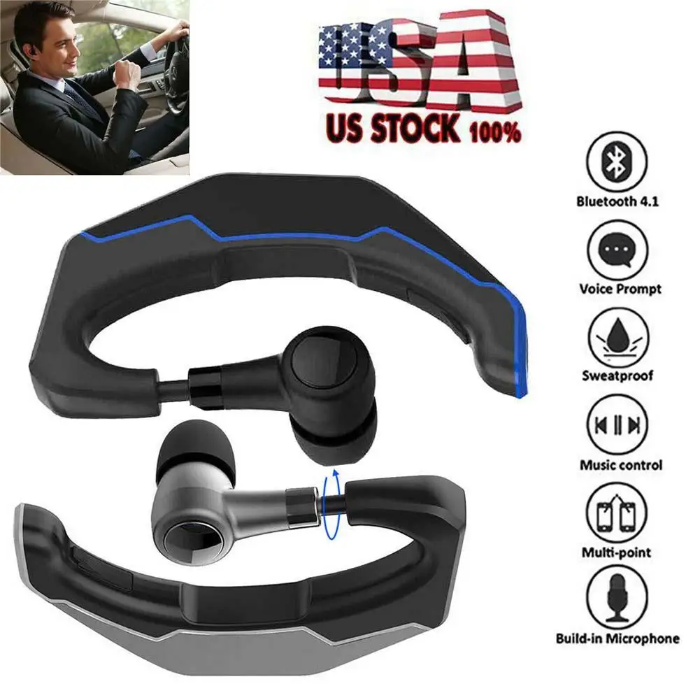 Wireless Bluetooth Headset Stereo Earphone Over Ear Earphone with Microphone for iPhone Samsung S20 S10 S9 S8 Plus LG G7 G6 V40