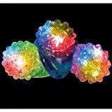 CoolGlow 24ct светодиодный светильник желе ухабистые кольца разных цветов - Цвет: Многоцветный