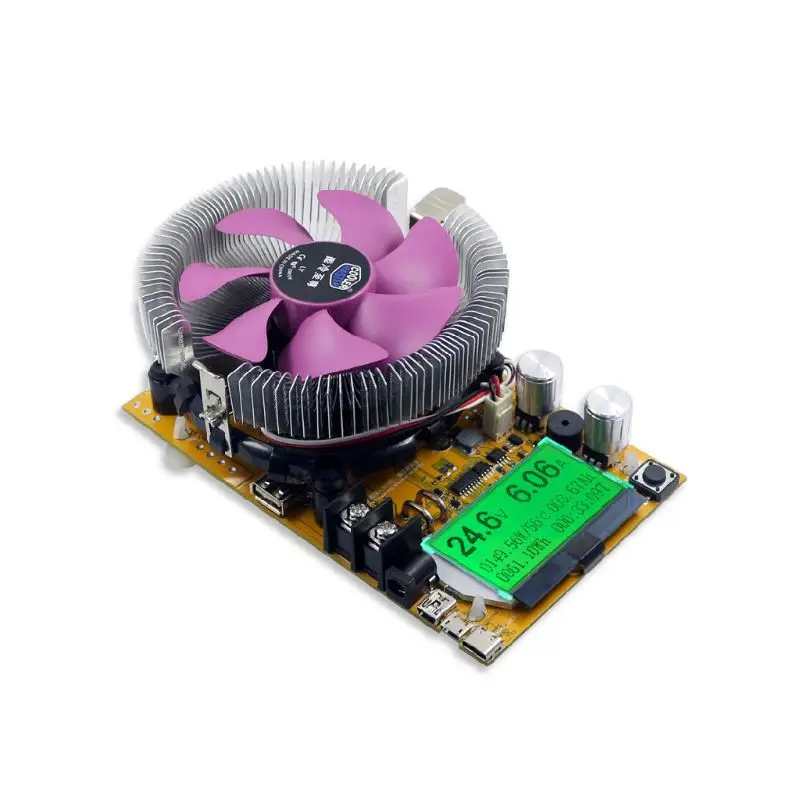  Electronic Load Tester 150W 200V 20A USB Adjustable Testing Module Power Meter 831F