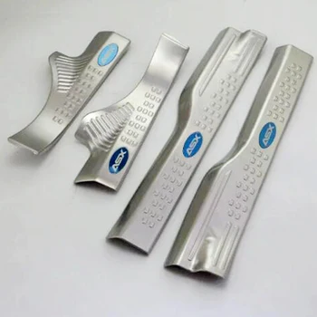

For Mitsubishi ASX RVR 2016 2017 inside Door Sill Scuff Plate Welcome Pedal Stainless Steel Car Styling Accessories