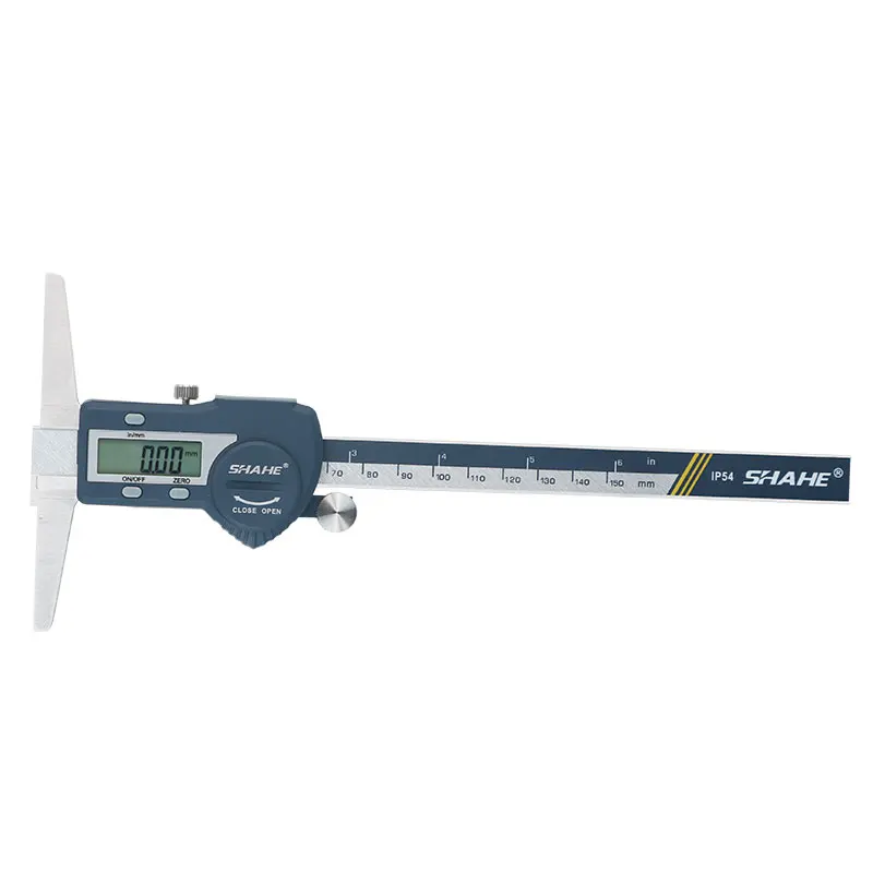 Цифровой глубиномер SHAHE 0 01 мм 150 6 дюймов из нержавеющей стали|caliper electronic|digital depth