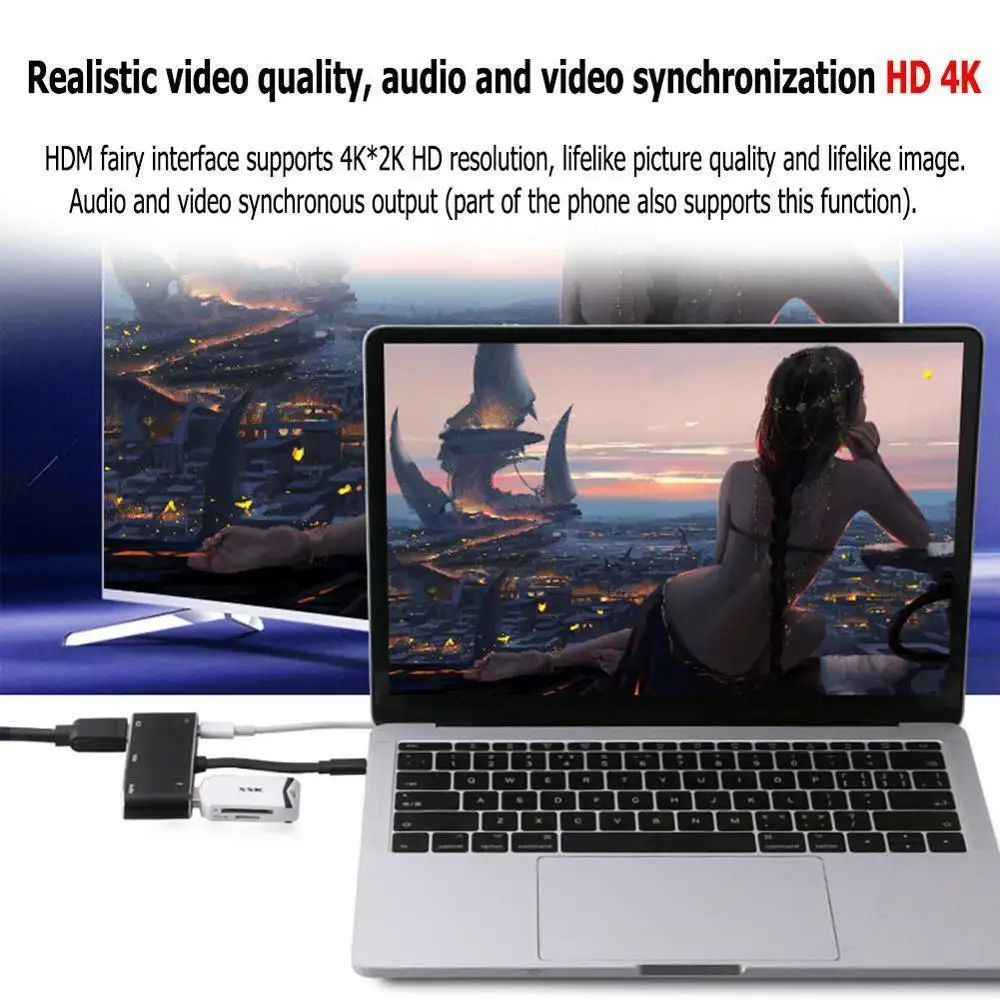 USB-type C до 4K HDMI 1080P VGA 3,5 аудио разъем USB 3,0 концентратор type C зарядный концентратор USB C конвертер разветвитель для ноутбука MacBook адаптер