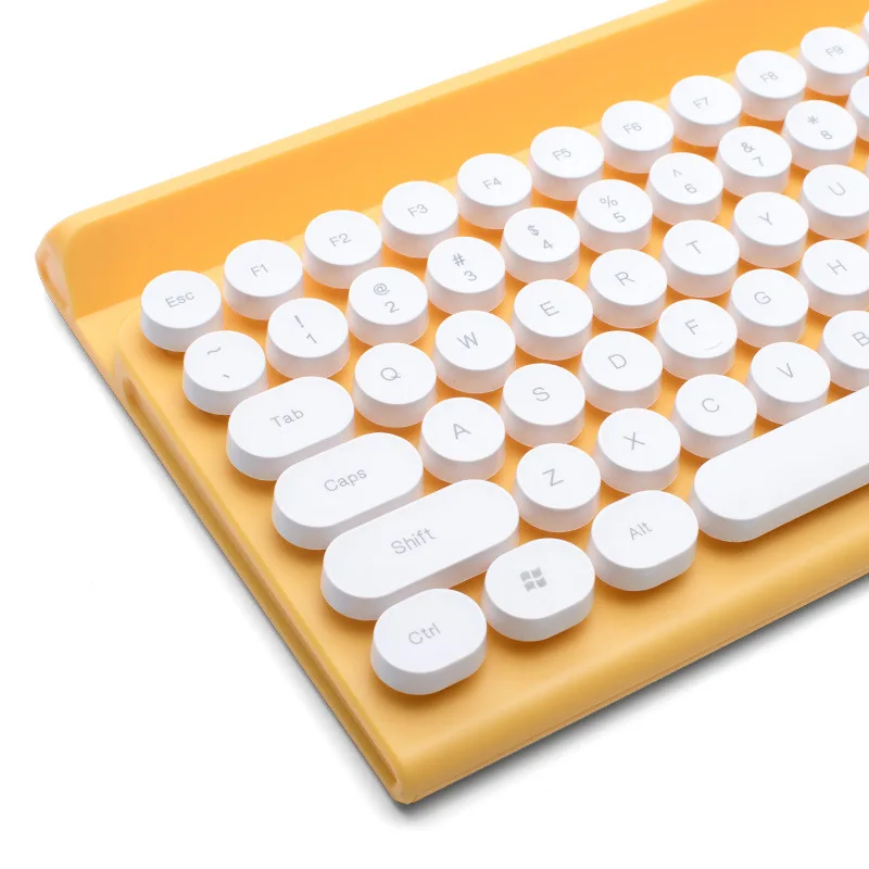 무선 LT500 키보드 마우스 세트, 게임 데스크탑 PC 충전식 음소거 펑크 키보드 세트