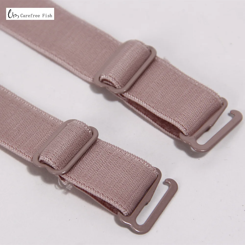 Разноцветный регулируемый бюстгальтер с двумя плечами 1 5 см|elastic bra strap|bra strapsshoulder
