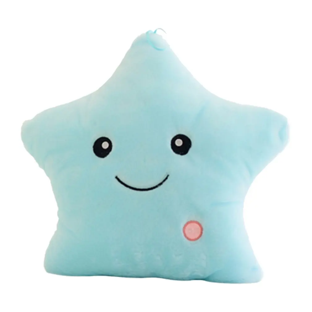 

Plush Light Toys Luminous Pillow Star Cushion Colorful Glowing Pillow Plush Doll Led Light Toys Gift For Girl Kids