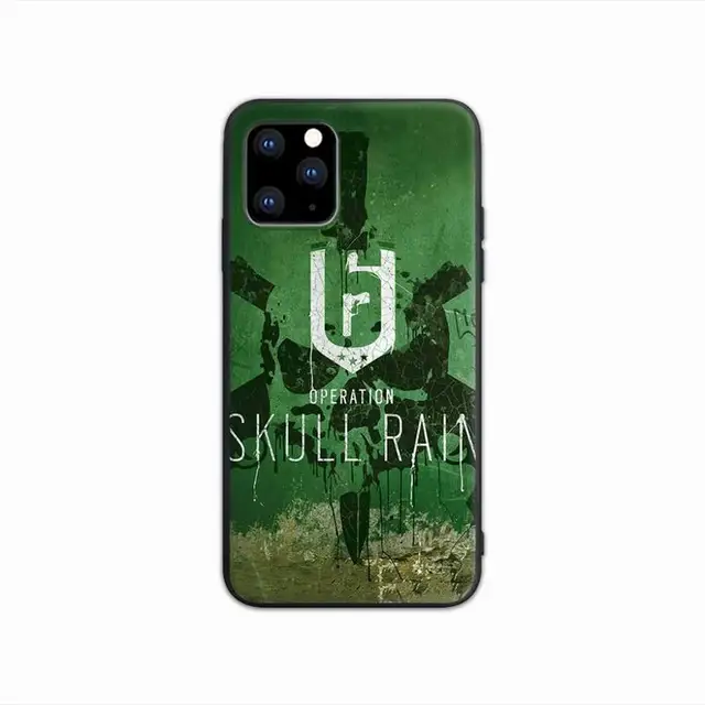 R6 Rainbow Six Siege Black Rubber Mobile Phone Case Cover For IPhone 12 11 Pro Max Xs X Xr 7 8 6 6s Plus 5 5s Se 2020 a9