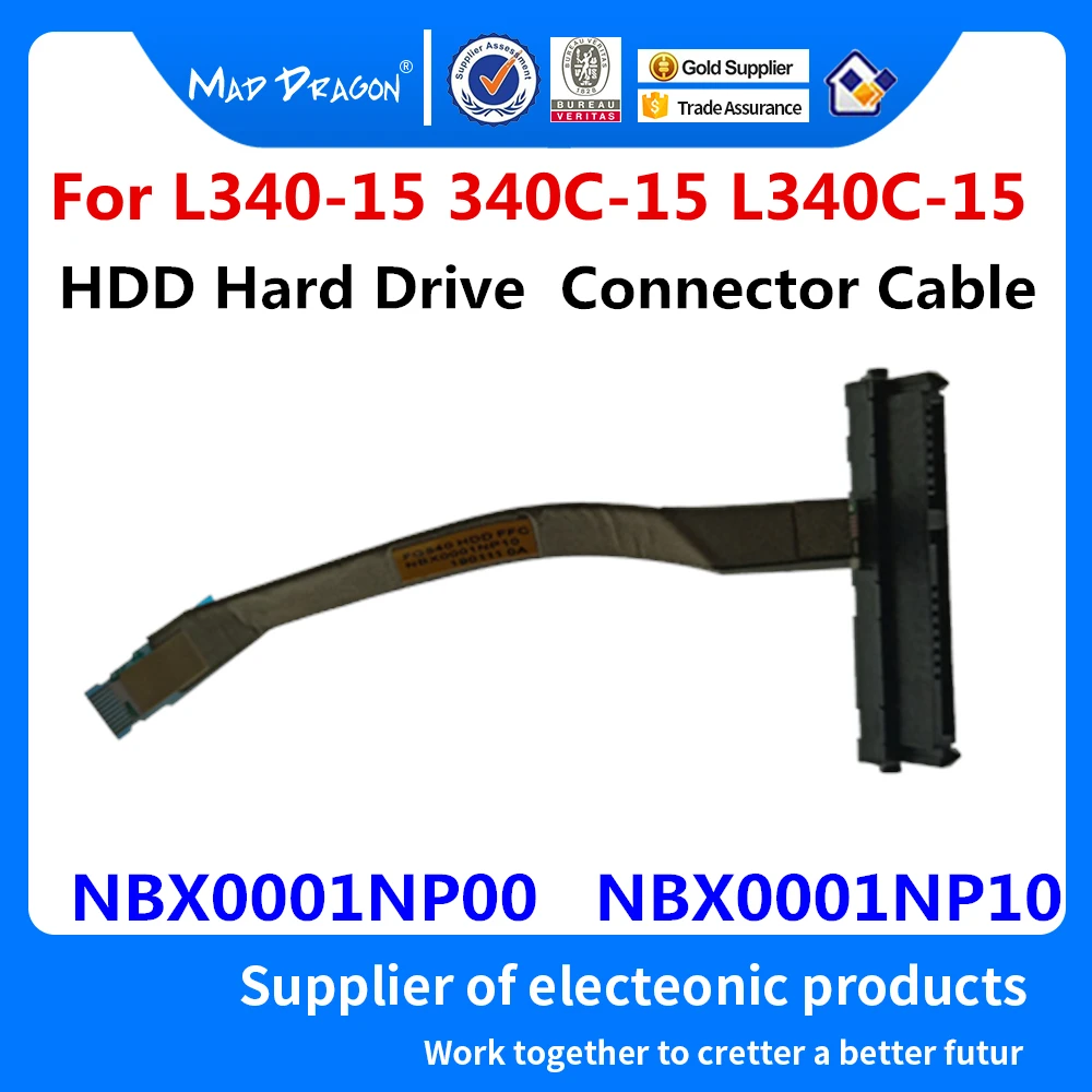 

New NBX0001NP00 NBX0001NP10 For Lenovo Ideapad L340-15IRH L340-15API L340-15IWL L340-17IRH Sata HDD Cable Connector Adapter