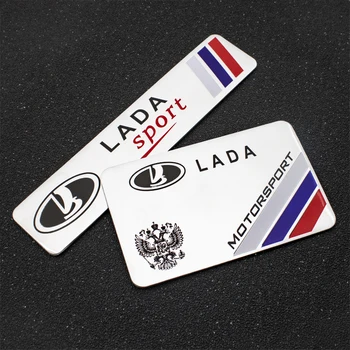 

1pcs 3D Car Decal Logo Aluminum Russian Federation Eagle Emblem Rear Tailgate Sticker for Lada Niva Kalina Priora Granta Largus