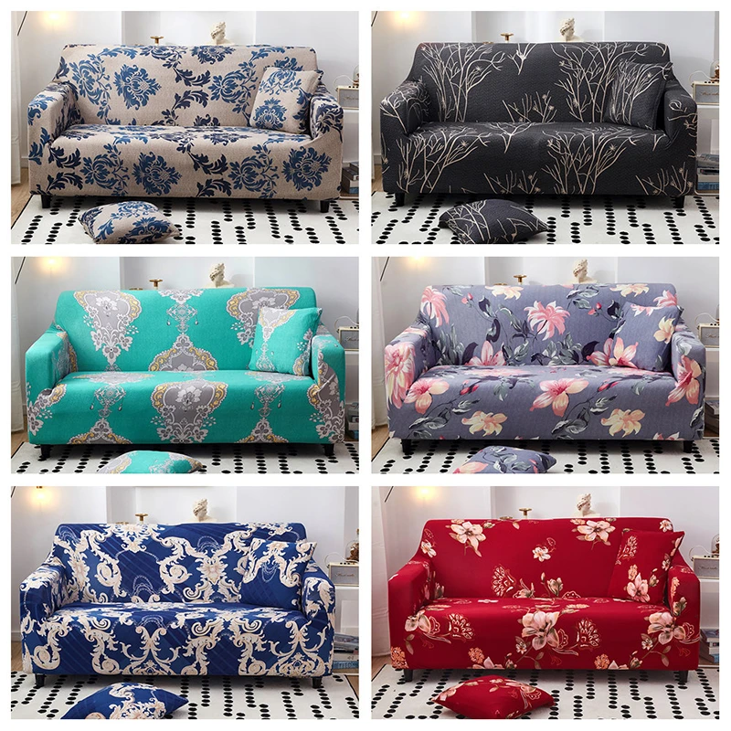 

Non-slip Elastic Sofa Cover Polyester Four Seasons All-inclusive Stretch Slipcover Sofa Cushion Sofa Towel for 1/2/3/4 Seat
