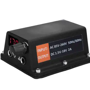 

New Professional Tattoo Power Supply LCD Display Screen Anti-Slip Tattoo Machine Battery (85V-260V)