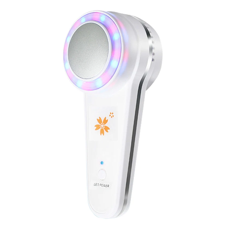 

Hot Cold Ion Import Instrument LED Photon Skin Rejuvenation Beauty Device Shrink Pore Ice Hammer Wrinkle Removal Face Care Tool