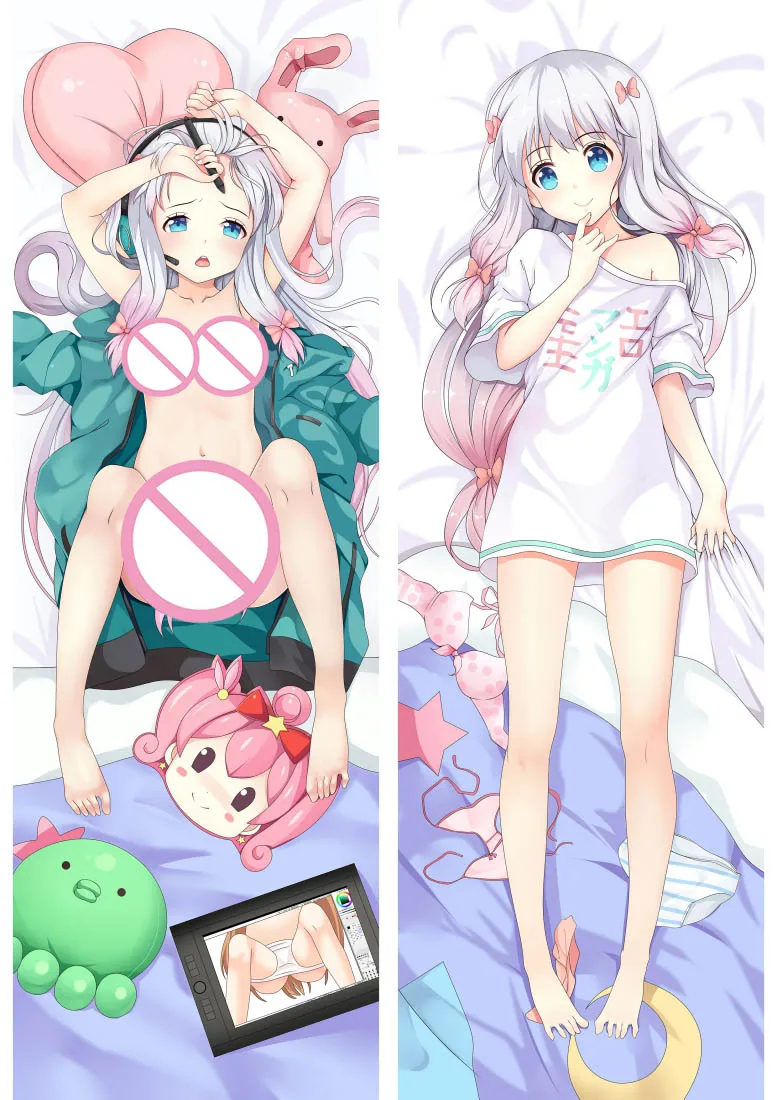 Аниме "eromanga-Sensei" Dakimakura Чехол персонаж Sagiri Izumi Bolster чехол Elf Yamada Hugs чехол для подушки