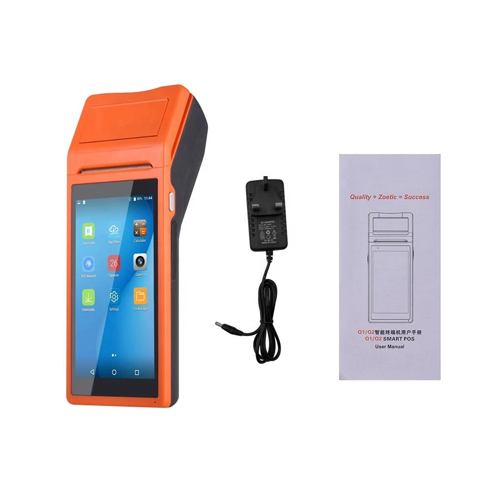 Android POS Terminal Handheld PDA Bluetooth WiFi 3G  Data Collector Portable Barcode Camera Scanner All-in-One Receipt Printer reflecta scanner