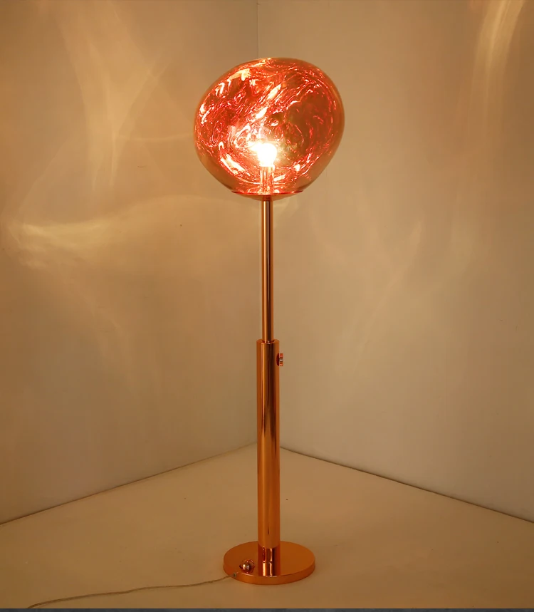 postmodern acrylic led floor lamp melt lava standing lamp