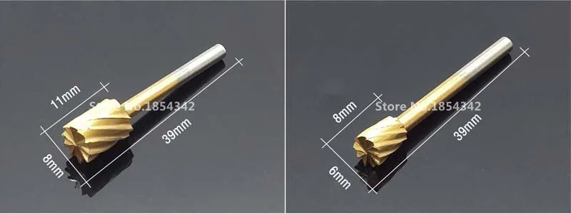 10 шт. набор коробок из быстрорежущей стали титановый Dremel роторный фрезерный