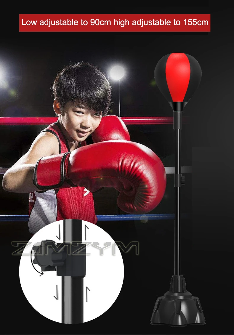 Adult Boxing Speed Ball Training Reaction Target Household Tumbler Stress Relief Ball Stand Puching Bag Children Fitness Tools
