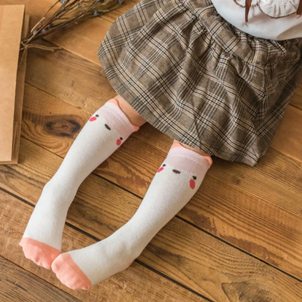 Children's Socks Spring And Summer Thick Cotton Cute Cartoon Anti-skid Breathable Floor Baby Mid tube Socks