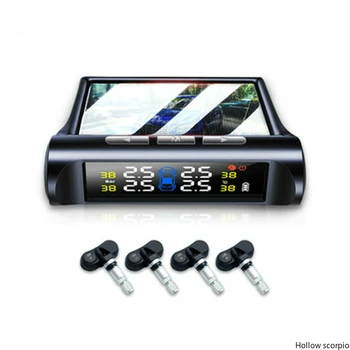 

Smart Car TPMS Tyre Pressure Monitoring System Solar Power Digital LCD Display Auto Security Alarm Systems Tyre Pressure