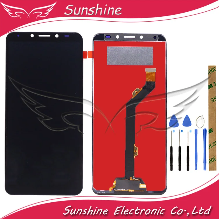 

Sunshine LCD For Tecno Pouvoir 2 LA7 / Pouvoir 2 Pro LA7 Pro LCD Display With Touch Screen Sensor Complete Assembly