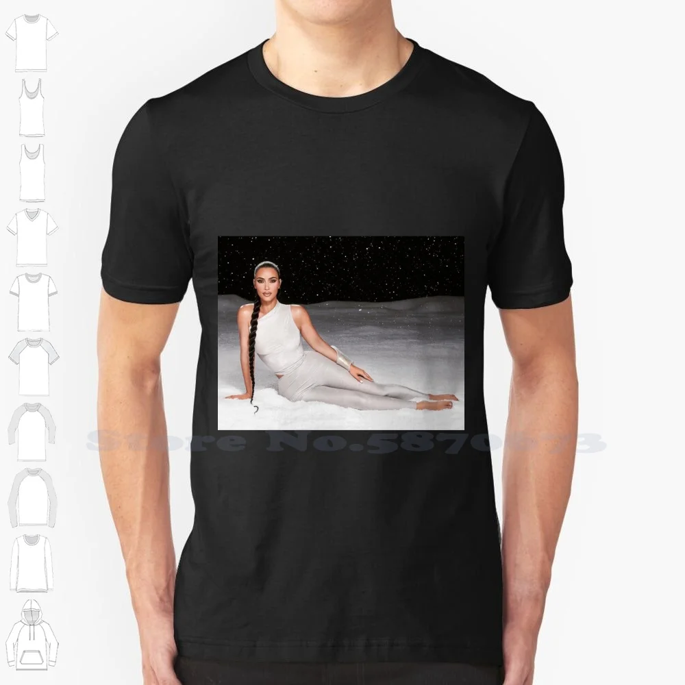 Maglietta Vintage Moda Neve Magliette Bellezza Neve Vacanze Invernali Opale Natalizio Collezione Opalescente Skims Kardashian Kuwtk