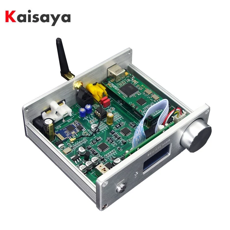 AK4493EQ DSD DAC Bluetooth 50 APTX-HD inalámbrico reproductor de fibra Coaxial DAC apoyo XMOS Amane