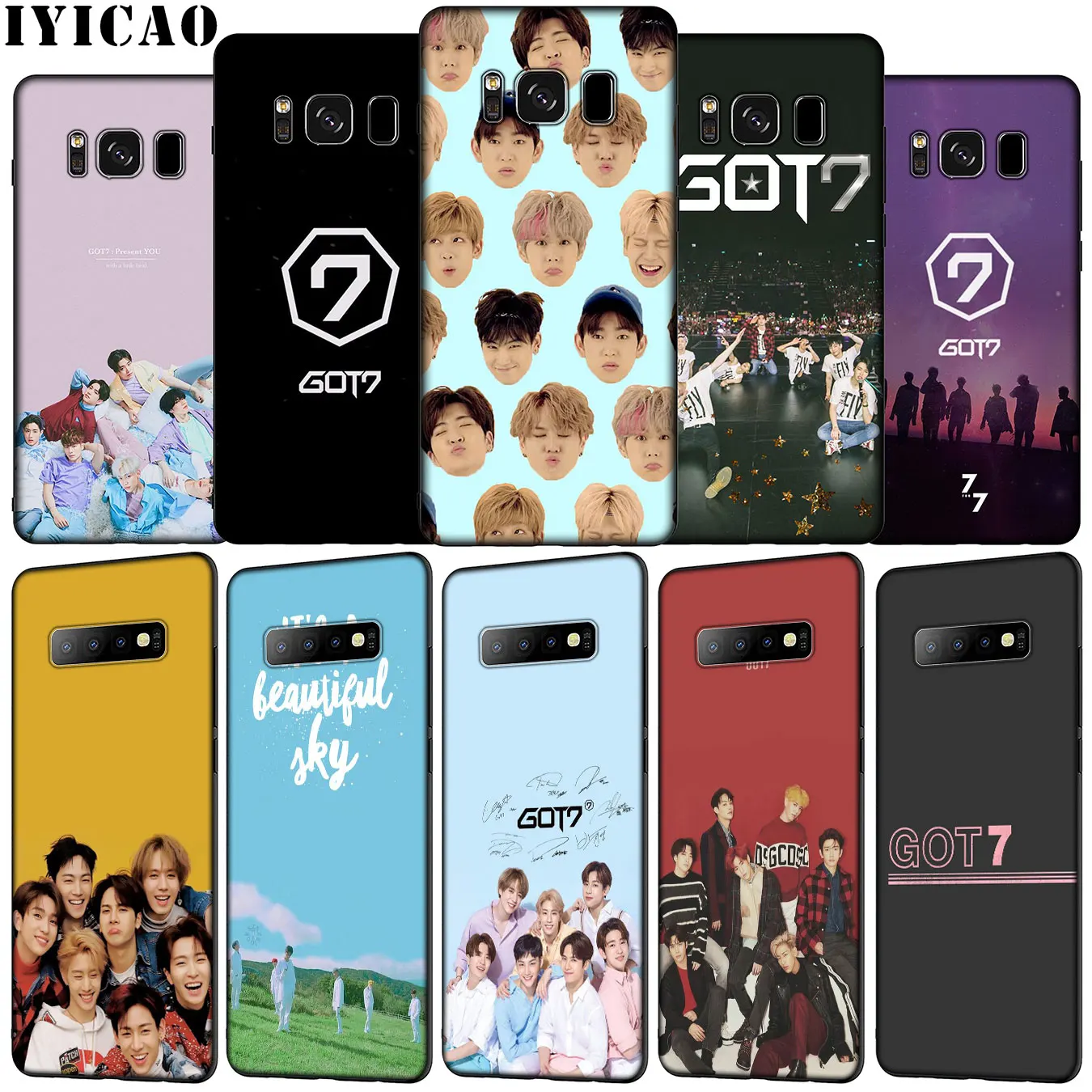 Мягкий силиконовый чехол IYICAO Got7 K Pop Got 7 для Samsung Galaxy S20 Ultra S10e S9 S8 Plus S6 S7 Edge S10 Lite |