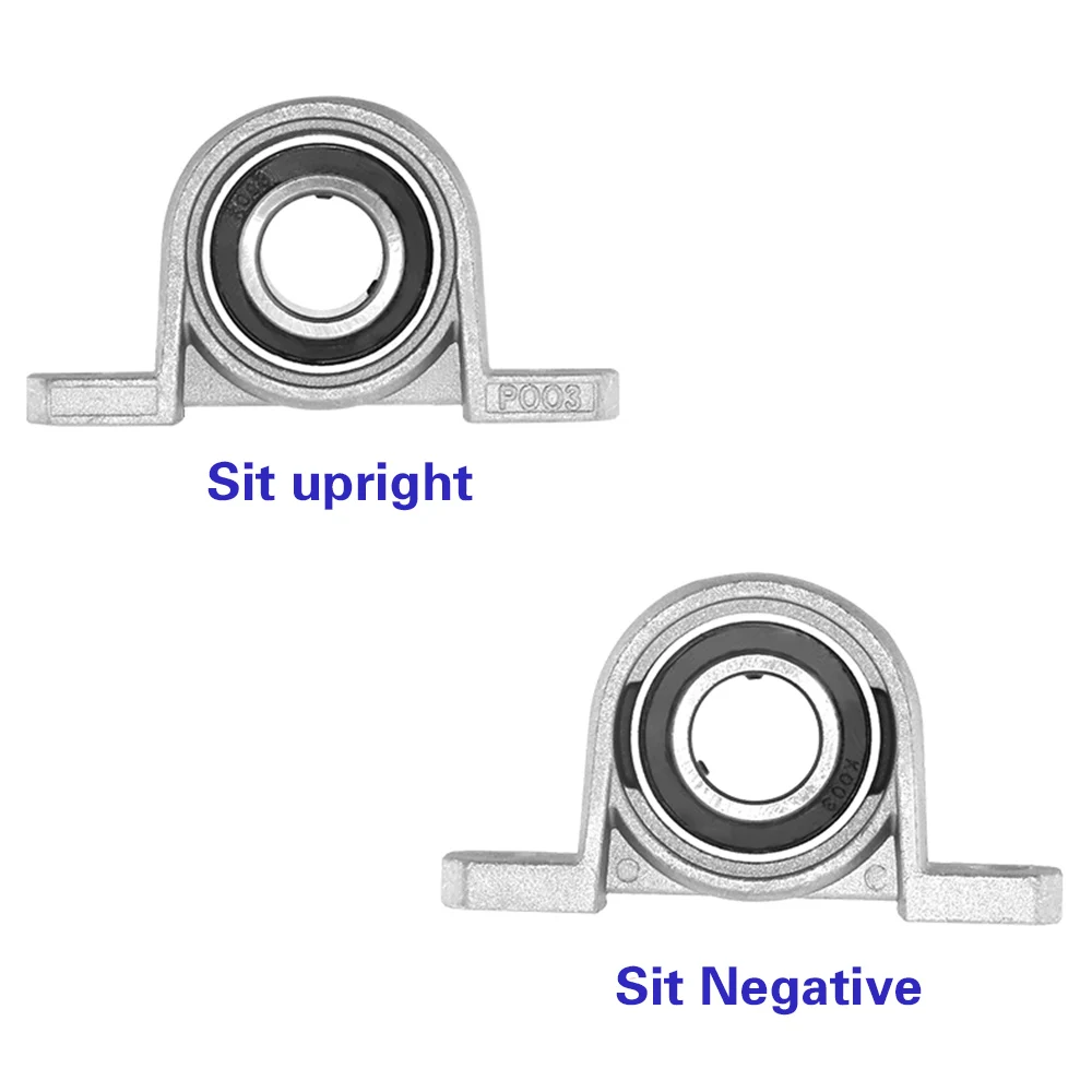 Miniature Belt Bearing Zinc Alloy Mounted T8 Screw Bearing Support Seat 3D Printer Accessories