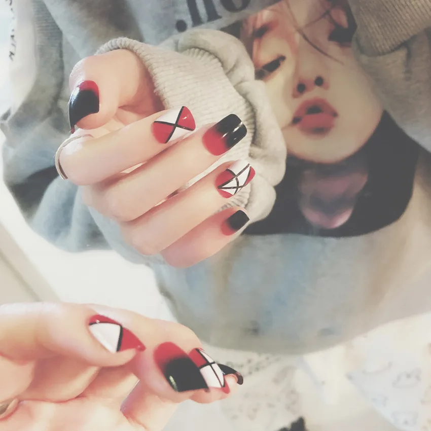 Nail Art Наклейки, декоративный элемент для рукоделия наклейки градиент Мода подарок для Для женщин Леди невесты JS11