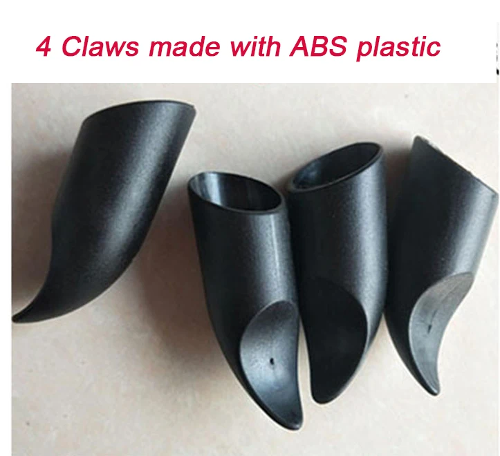 4/8 Hand Claw ABS Plastic Garden Rubber Gloves Gardening Digging Planting Durable Waterproof Work Glove Outdoor